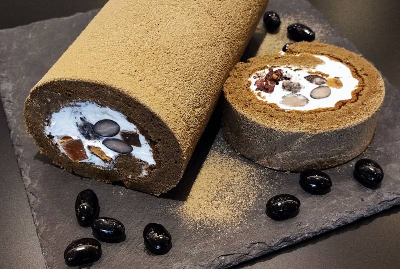 丹波黒豆のほうじ茶ロールの販売について